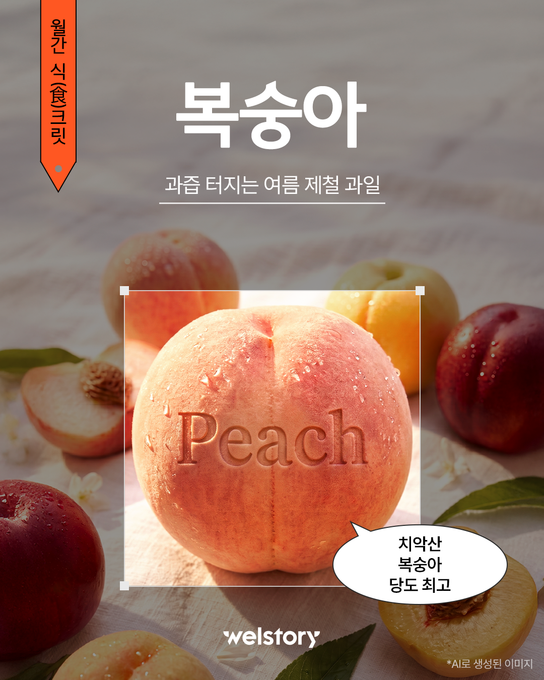 [월간 식크릿 8월] 복숭아 편
